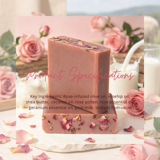 Rose & Goat Milk Face & Body Bar