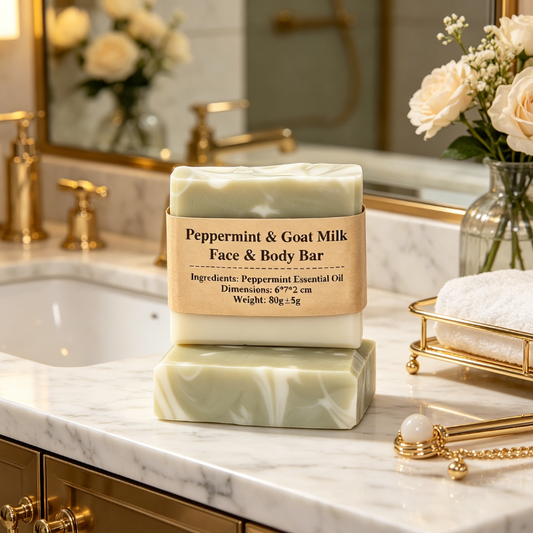 Peppermint & Goat Milk Face & Body Bar
