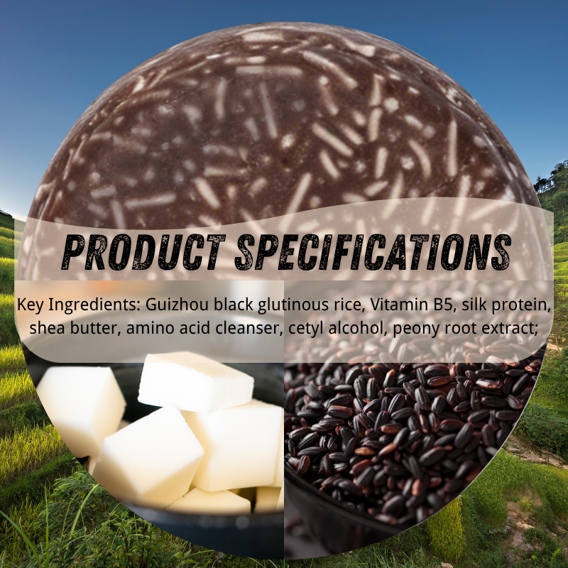 Black Glutinous Rice Shampoo Bar
