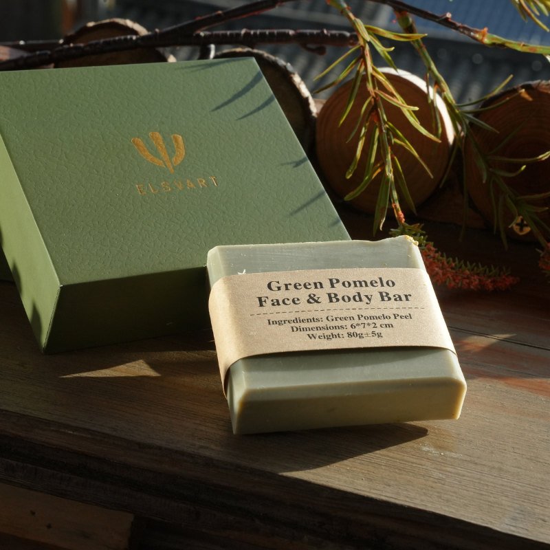 Green Pomelo Face & Body Bar