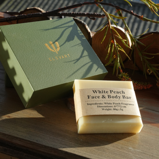 White Peach Face & Body Bar