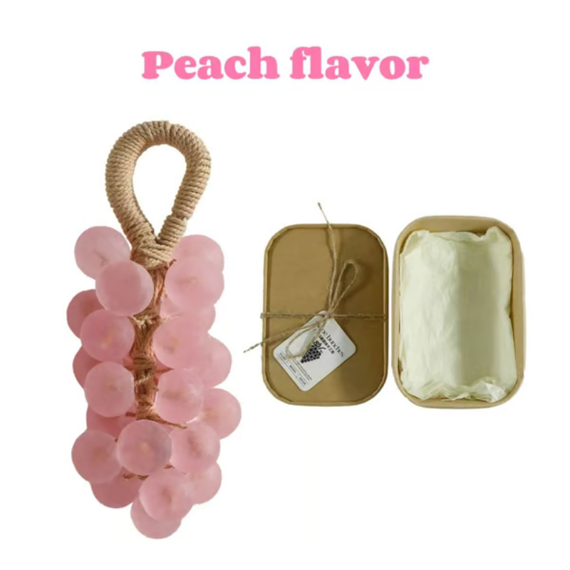 Personalized Original Handmade Crystal Grape Soap Gentle Cleansing Soap