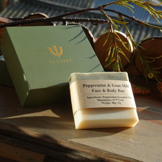 Peppermint & Goat Milk Face & Body Bar