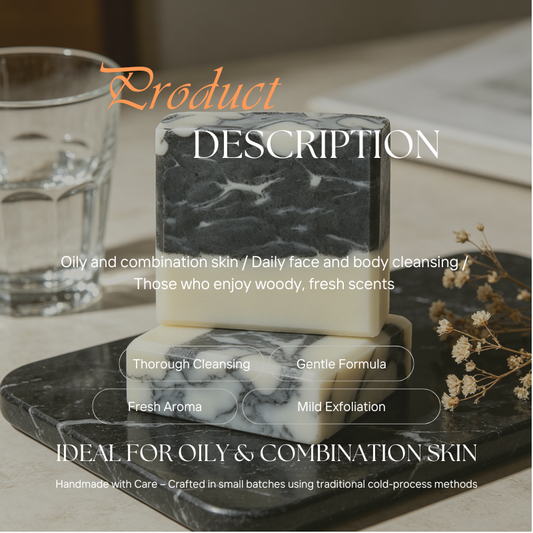 Bamboo Charcoal Face & Body Bar