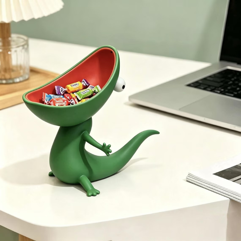 Cute Lizard Soap Holder Storage Shelf