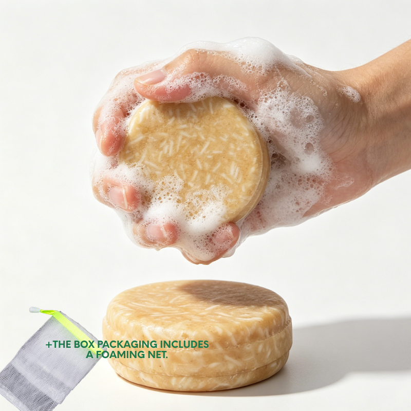 Yellow Millet Solid Shampoo Bar
