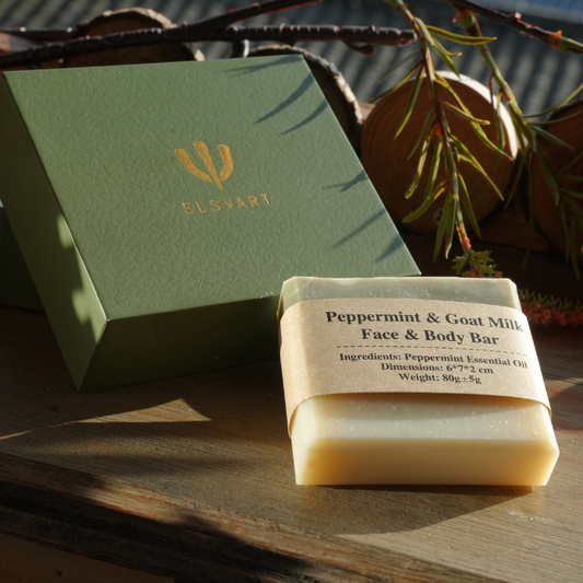 Peppermint & Goat Milk Face & Body Bar