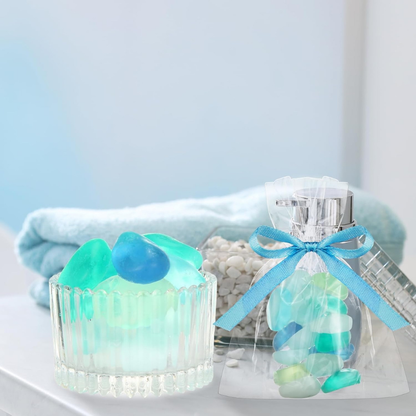 Sea Glass Decorative Beachy Decorative Little Soap