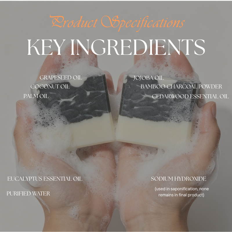 Bamboo Charcoal Face & Body Bar