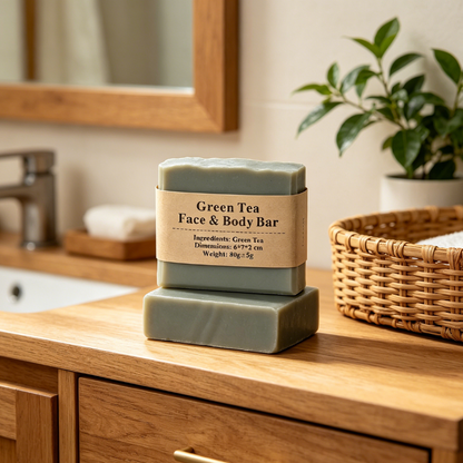 Green Tea Face & Body Bar