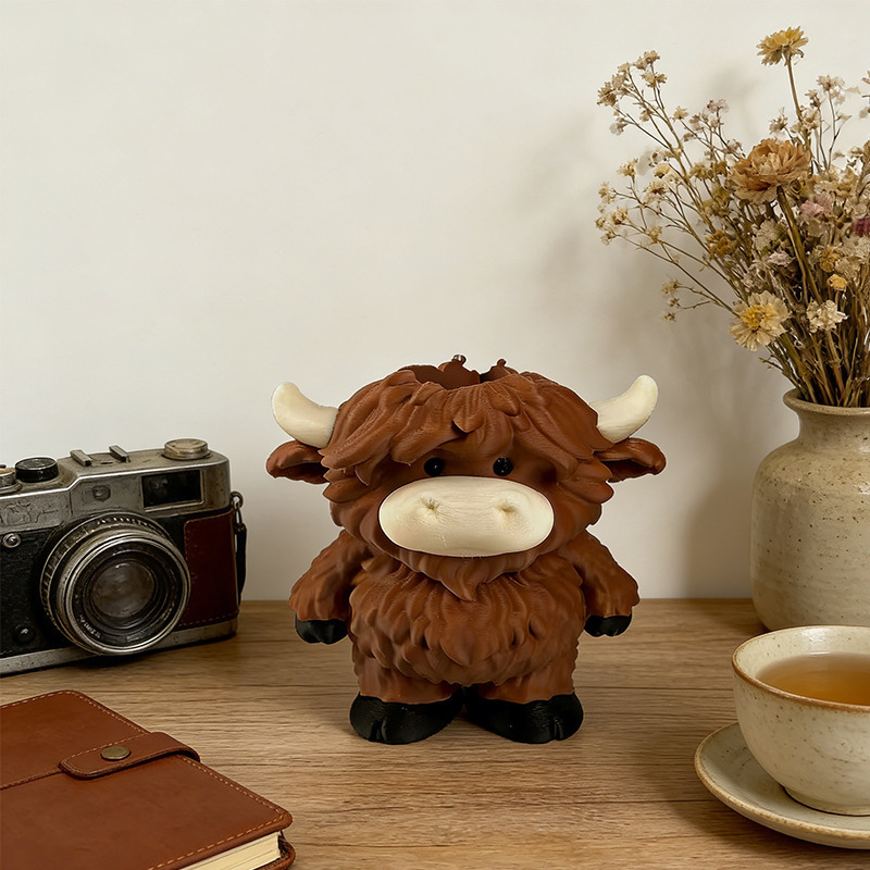 Highland cow 3-D printed Bath & body Works soap holder