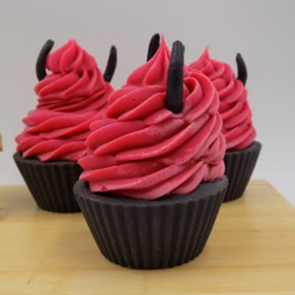 Devil Cupcake Halloween Soap Bar