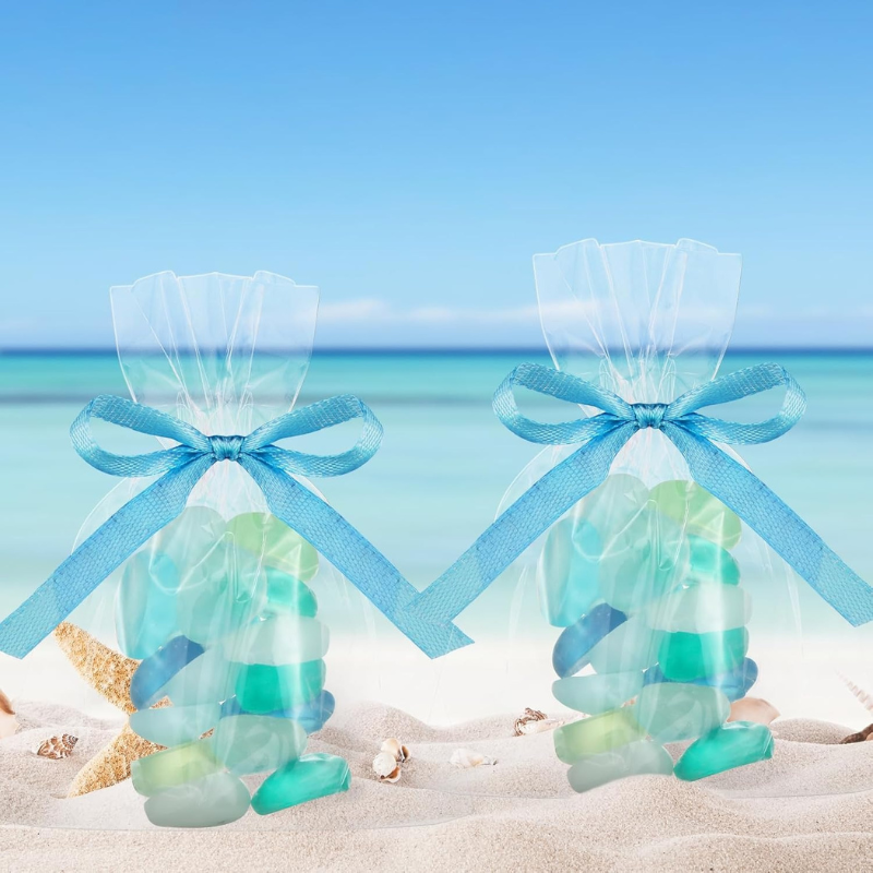 Sea Glass Decorative Beachy Decorative Little Soap