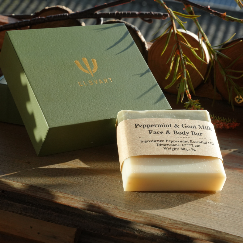 Peppermint & Goat Milk Face & Body Bar