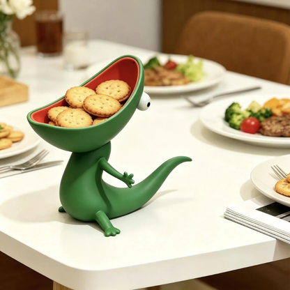 Cute Lizard Soap Holder Storage Shelf