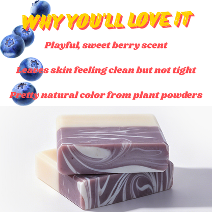 Blueberry Face & Body Bar