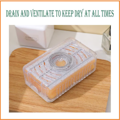 Multifunctional Soap Saver Box with Built-in Foamer & Drainage