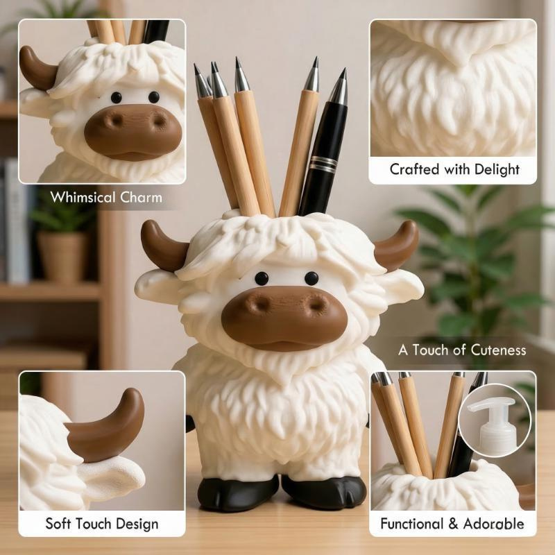 Highland cow 3-D printed Bath & body Works soap holder