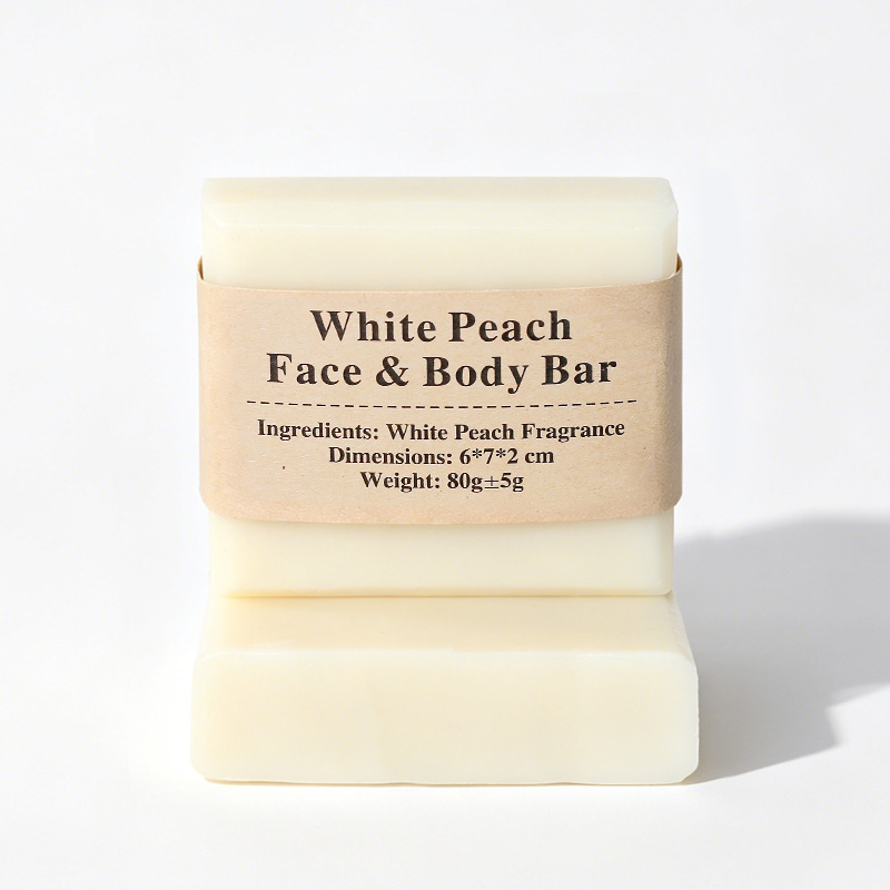 White Peach Face & Body Bar