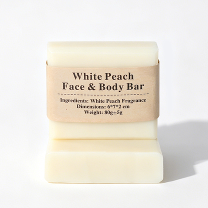 White Peach Face & Body Bar