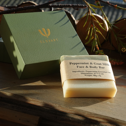 Peppermint & Goat Milk Face & Body Bar