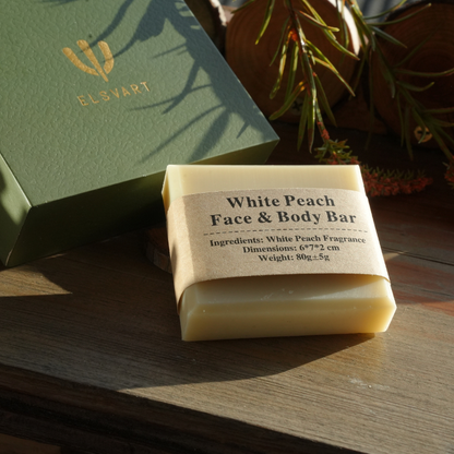White Peach Face & Body Bar