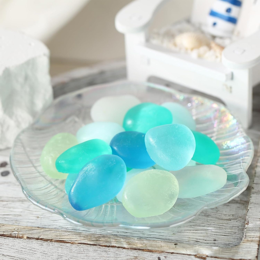 Sea Glass Decorative Beachy Decorative Little Soap