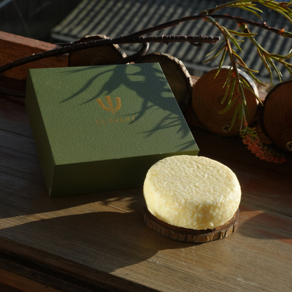 Yellow Millet Solid Shampoo Bar