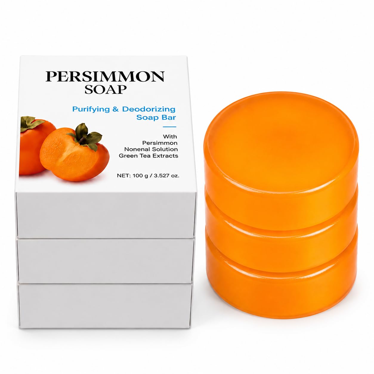 Persimmon Soap Bar 3 Pack