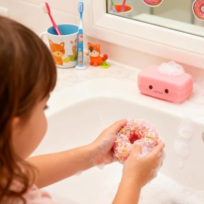 Donut Shape Scented Botanical Bath Soap Bar