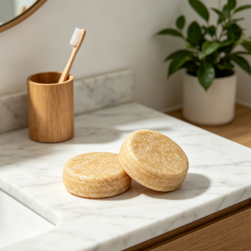 Yellow Millet Solid Shampoo Bar