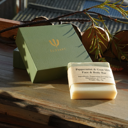 Peppermint & Goat Milk Face & Body Bar