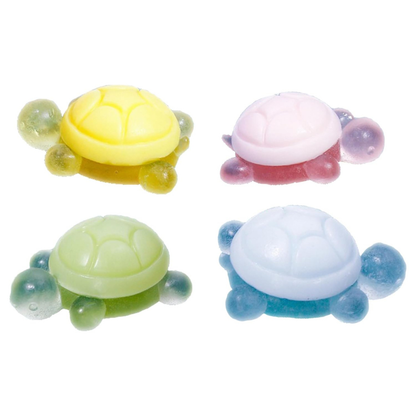4Pcs Kids Soap, Little Turtle Shape Essential Oil Soap, Natural Ingredients Fragrance Cleansing Bath Cute Little Turtle Soaps for Washing Hands, Face ..