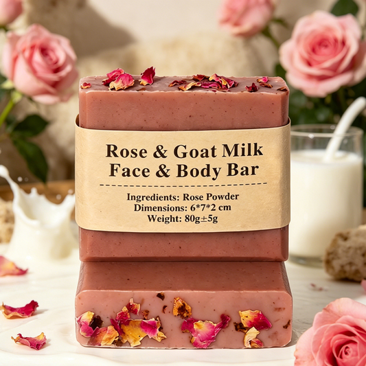 Rose & Goat Milk Face & Body Bar