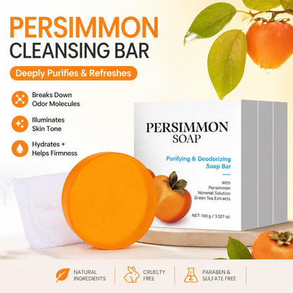 Persimmon Soap Bar 3 Pack