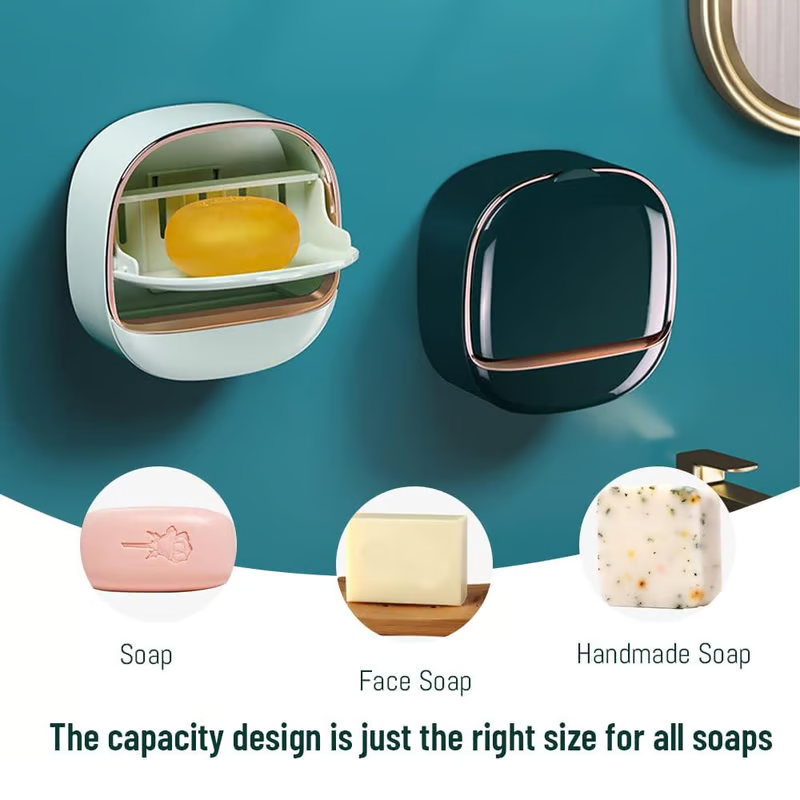 Luxury Soap Holder with Drain Tray