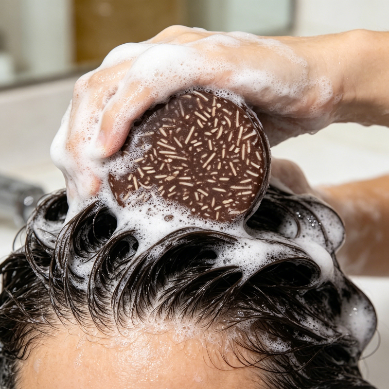 Black Glutinous Rice Shampoo Bar