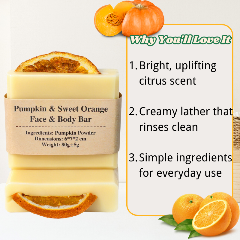 Pumpkin & Sweet Orange Face & Body Bar