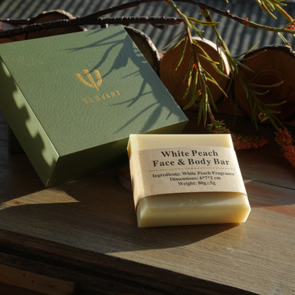 White Peach Face & Body Bar