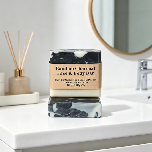 Bamboo Charcoal Face & Body Bar