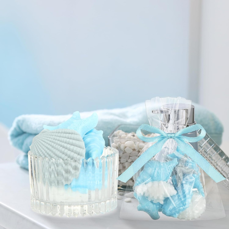 Seashell Decorative Soap Decor Blue Soap