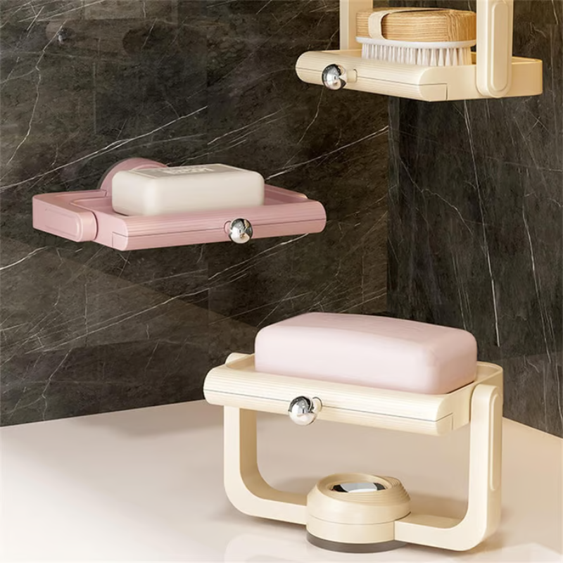 Rotatable Suction Cup Soap Dish Holder