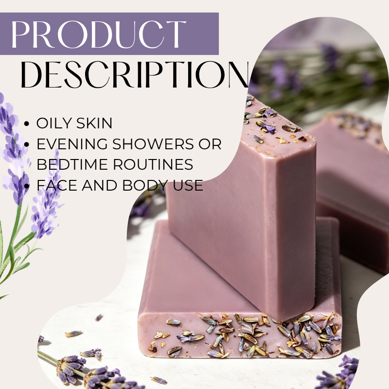 Lavender Face & Body Bar