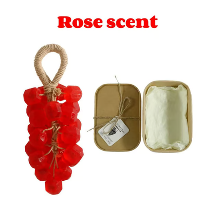 Personalized Original Handmade Crystal Grape Soap Gentle Cleansing Soap