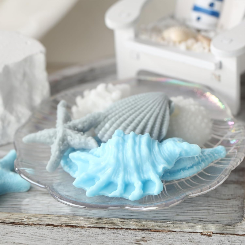 Seashell Decorative Soap Decor Blue Soap