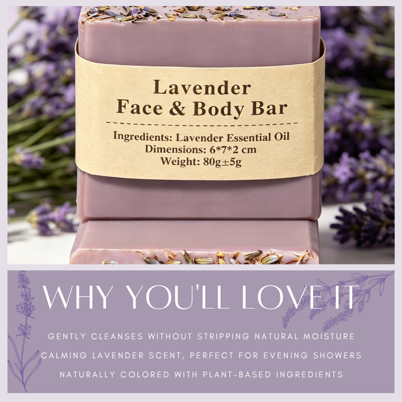 Lavender Face & Body Bar