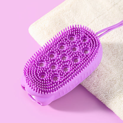 Silicone Body Scrubber with Soap Dispenser