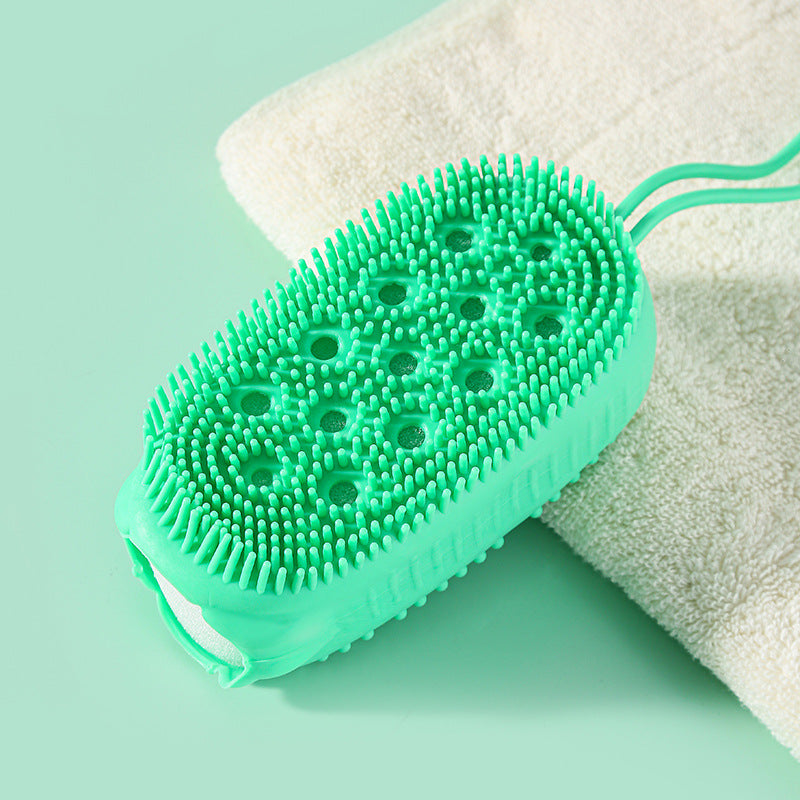Silicone Body Scrubber with Soap Dispenser