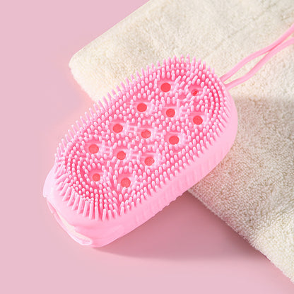 Silicone Body Scrubber with Soap Dispenser