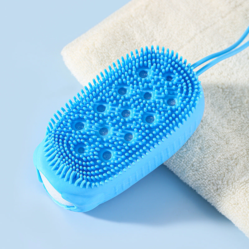 Silicone Body Scrubber with Soap Dispenser